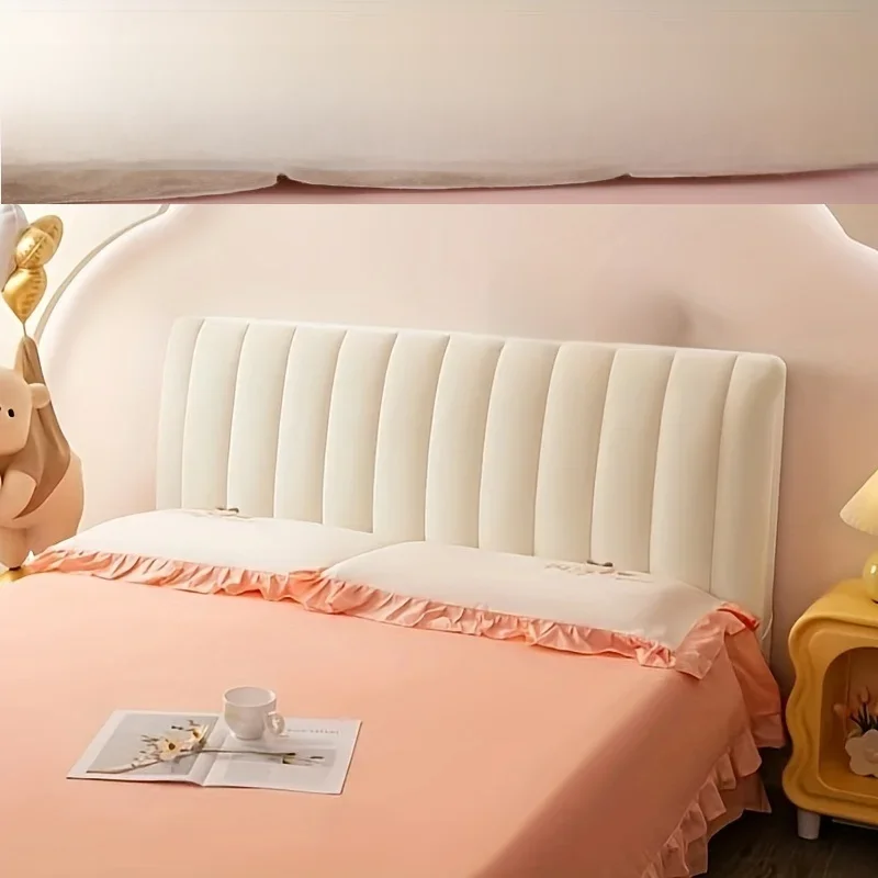 Hochwertige, kurze, geste ppte Kopfteil abdeckung aus weichem, dickem Samt