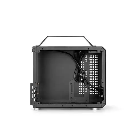 Mechanic Master C26 Caja de computadora ITX/MATX Onda acústica Portátil Multifuncional Mini caja de PC de aluminio