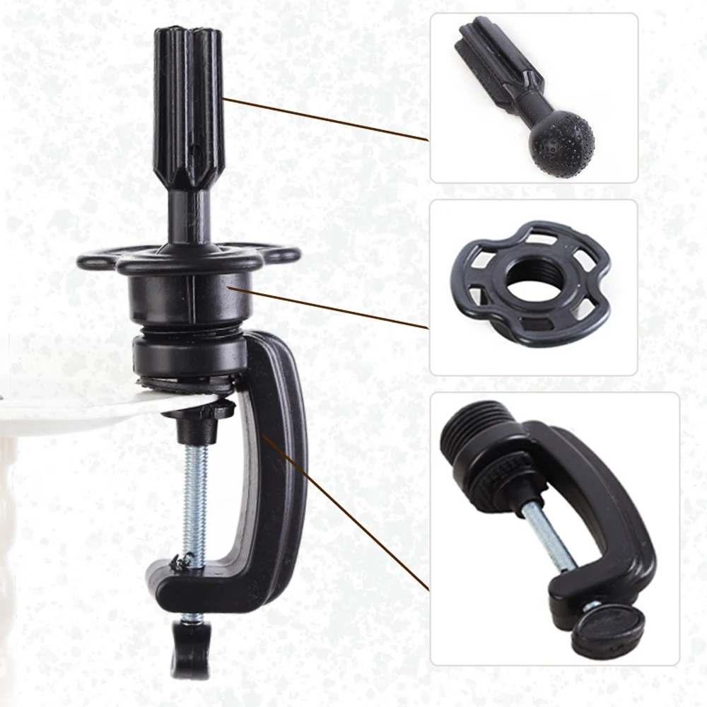 Adjustable Plastic Mini Wig Head Stand for Wig Making