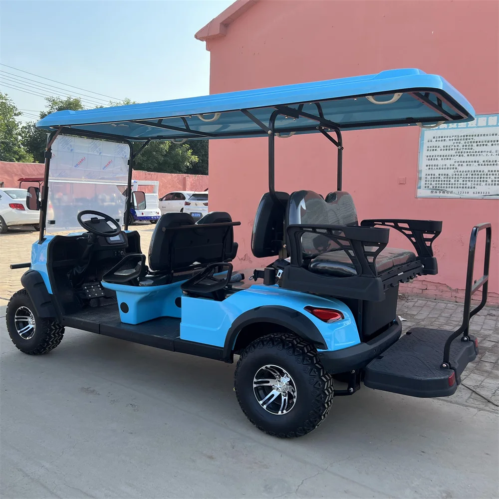 6 Person 72V Electric Lifted Golf Cart off Road Buggy with Lithium Battery 5KW 7.5 KW AC Motor Scooter Golf Cart