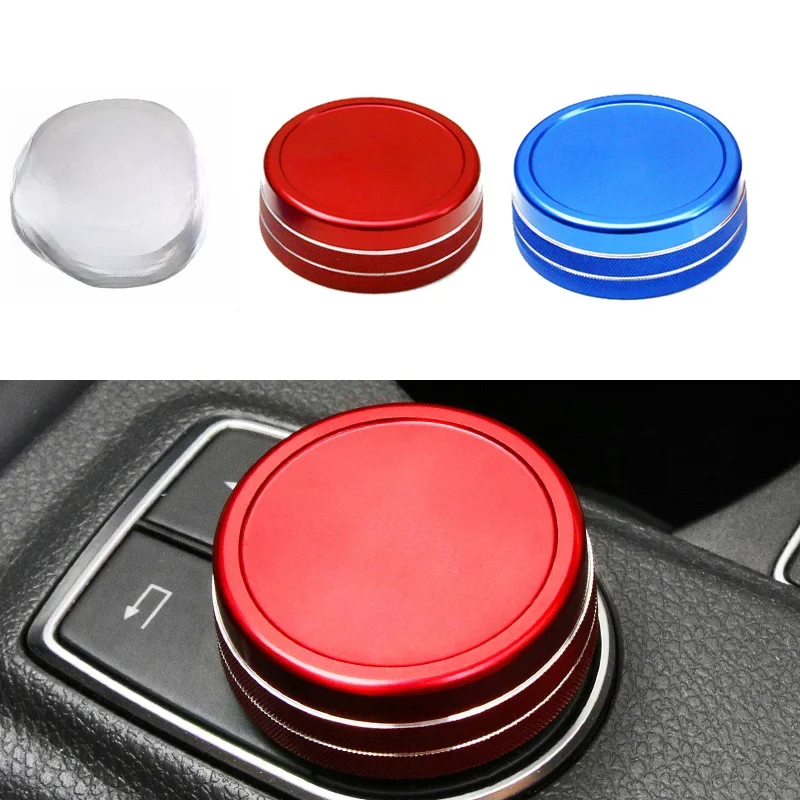 Couvercle de décoration de bouton de Navigation multimédia de Console centrale de voiture, pour Mercedes Benz A B E GLA GLE CLA MB W176 W246 X156