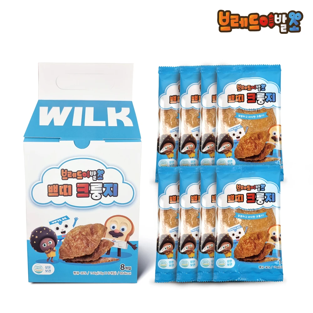 [브레드이발소]쁘띠크룽지(18G*8EA) x 2팩