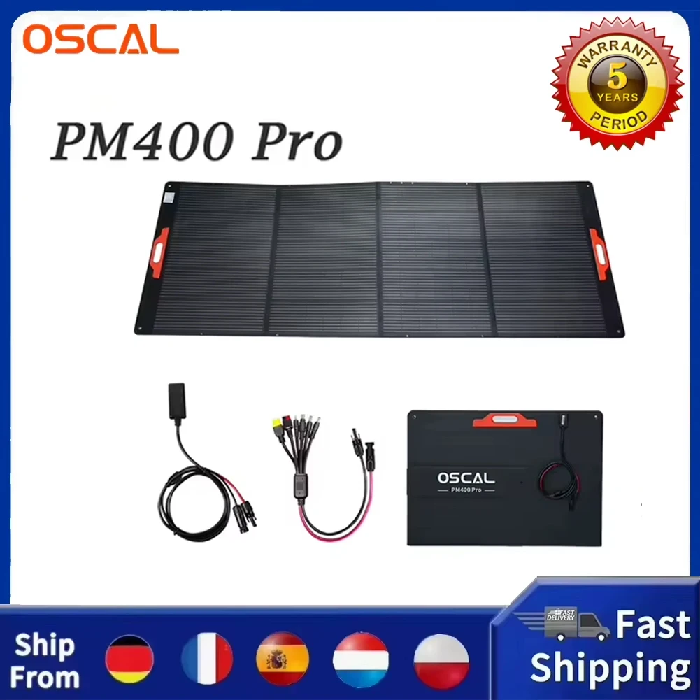 Pannello solare pieghevole Blackview Oscal Pm400 Pro 400W ≥23% Efficienza di conversione solare Ip67