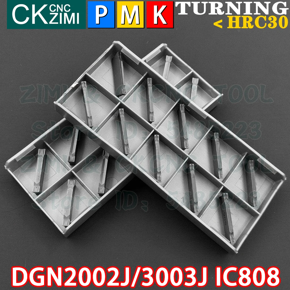 DGN2002J IC808 DGN3003J IC808 Carbide Inserts Cutting Grooving Inserts Tools DGTR CNC Parting Metal Lathe Milling Turning Tools