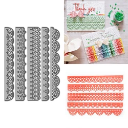 2022 AliliArts Metal Cutting Dies Lacey Edgers Set diy Scrapbooking Photo Album Decorative Embossing PaperCard Crafts Die