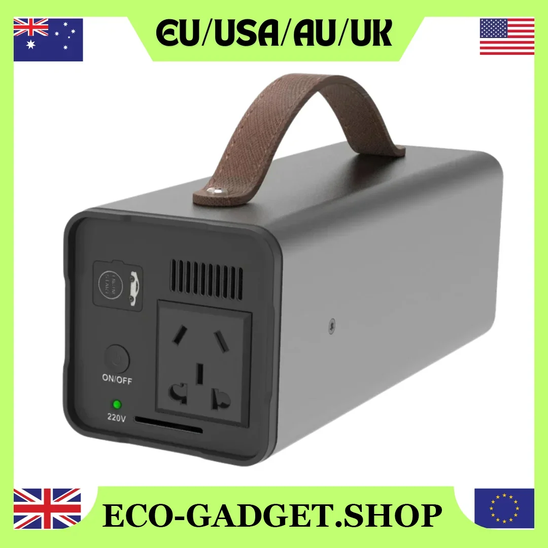 

220V 200W Portable Solar Generator Power Station 32000mAh USB AC External Spare Battery Power Supply Charger For Outdoor Camping