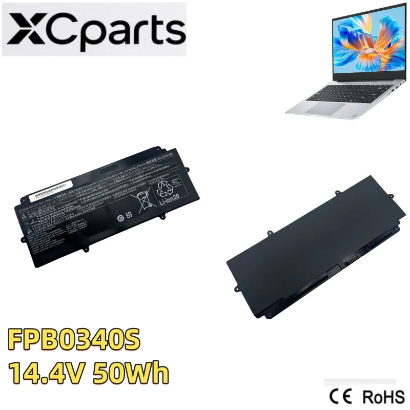 

14.4V 50Wh New Laptop Notebook Battery FPCBP536 FPB0340S for Fujitsu LifeBook U937 U938 U939 U939X U9310 U9310X U9311X Series