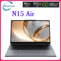 Ninkear N15 Air Laptop 15.6 Inch 1920X1080 Ips Screen Intel N150 4 Core Max 3.6Ghz 16Gb Ram 512Gb Ssd 2.4/5Ghz Wifi