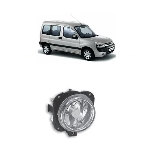 FRONT BUMPER FAR LAMP (1 PCS PRICE) (H11) RIGHT-LEFT Same (Bulb) BERLINGO-PARTNER 2003-2009 6204.AA