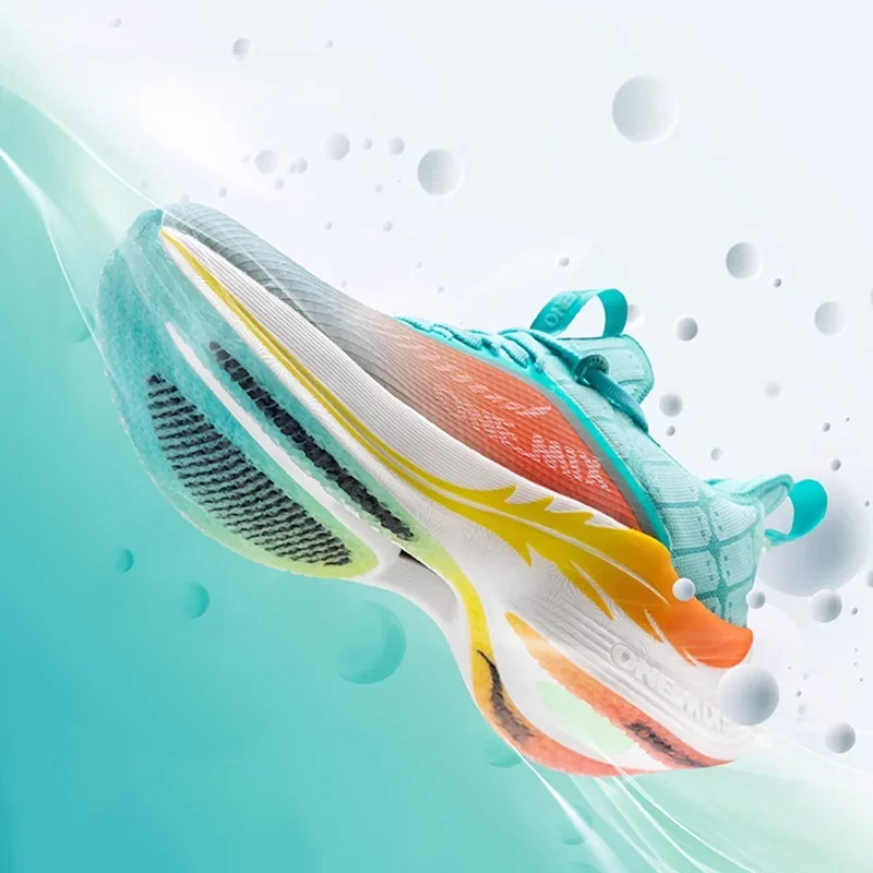 ONEMIX Carbon Plate Marathon Running Racing Shoes Profesjonalne stabilne wsparcie Shock-relief Ultralekkie trampki odbijające — zdjęcie 2