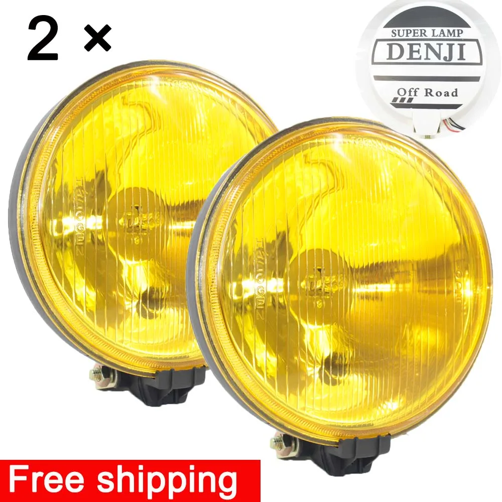 Replacement of Hella 7.5Inch Yellow Lens Driving Lights 2 PCS