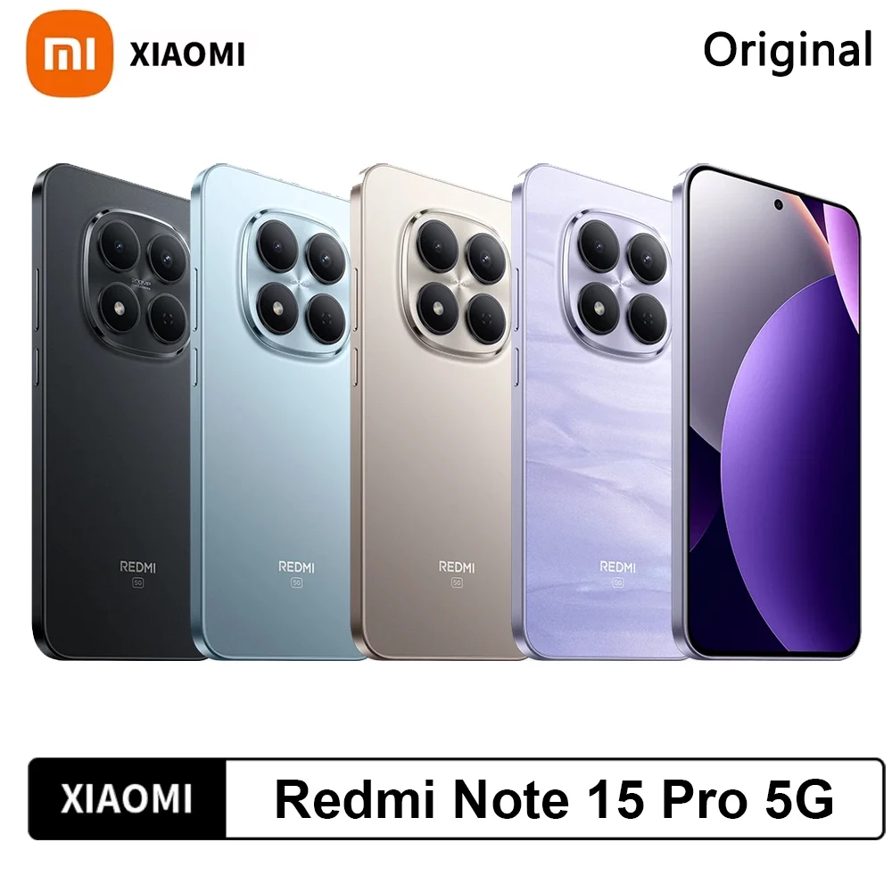 Image of Xiaomi Redmi Note 15 Pro 5G Globale Version MediaTek Dimensity 7400-Ultra NFC 6580mAh Monster-Akku 6,83" CrystalRes AMOLED 200MP OIS Kamera Smartphone
