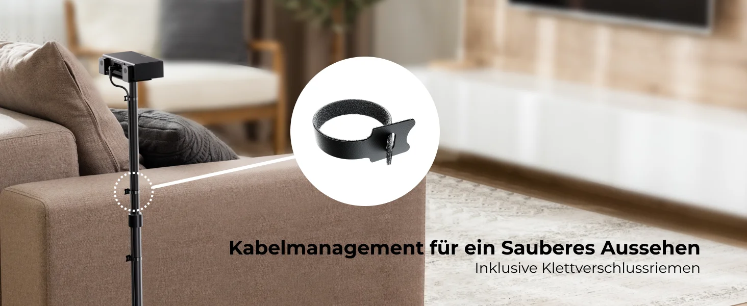ULTIMEA Steady S80 Height Adjustable Surround Speaker Stands from 62cm to 93cm for ultimea Nova S80 – Detail 5