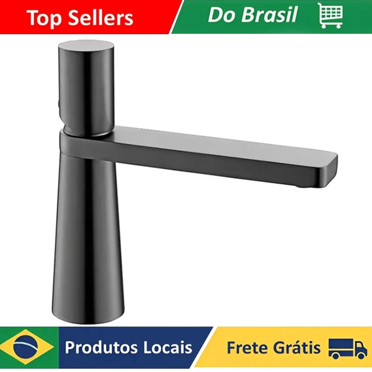 Faucet Sink Cuba Bathroom Mixer Monocommand Low Grey Ca8201cz