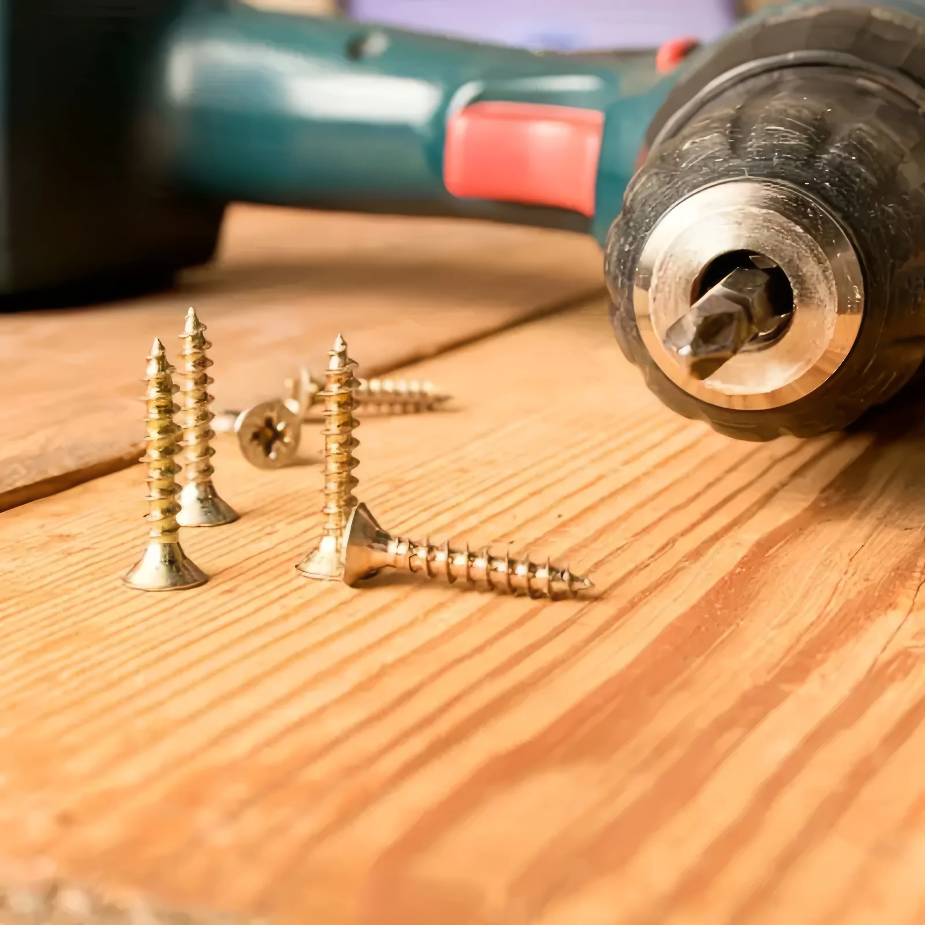 150 Gold Self Tapping Screws with Sharp Tips and Strong Penetration, Suitable for Wooden Furniture and Decorative Panels