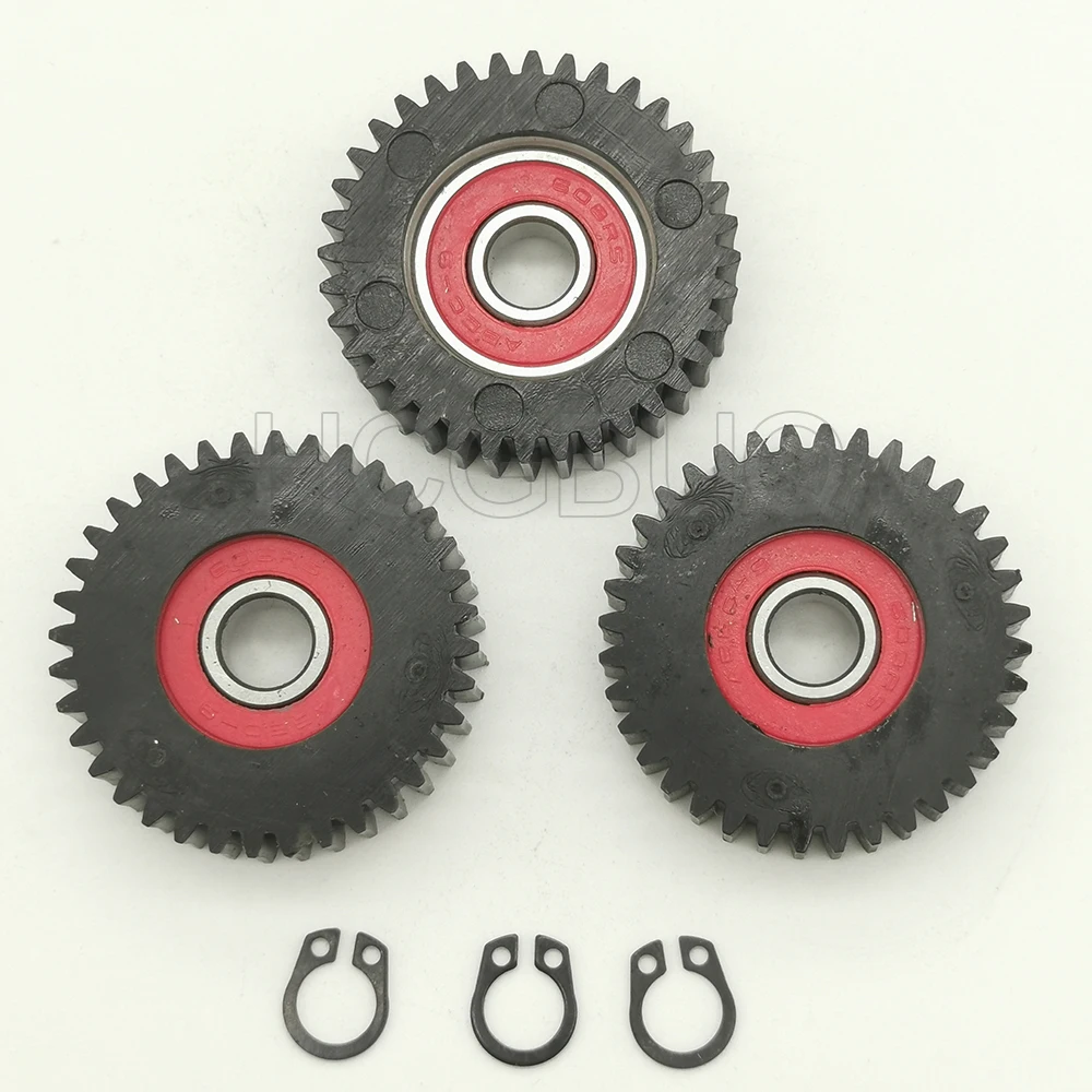 3Pcs 36 Teeth Gears Electric Bike Motor Repair Gear Nylon Planetary Gear For Bafang Motor Gear bearings Connector 38x38x12mm