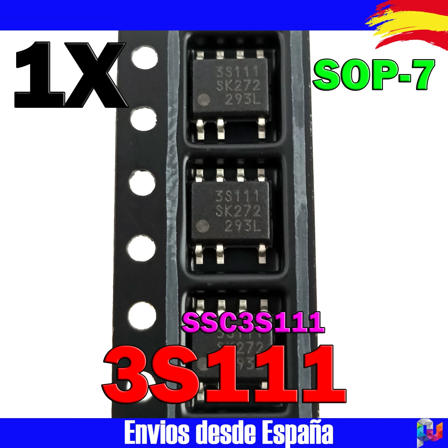 1x 3S111 SSC3S111 CTRL Power Supply SOP-7