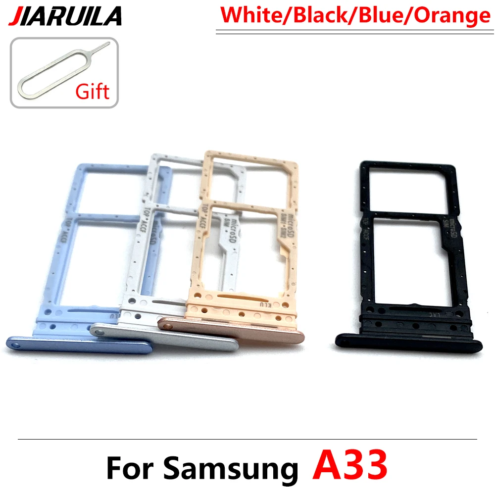 New For Samsung A23 A33 A53 A73 5G Dual Sim Card slot tray Holder Repair Parts