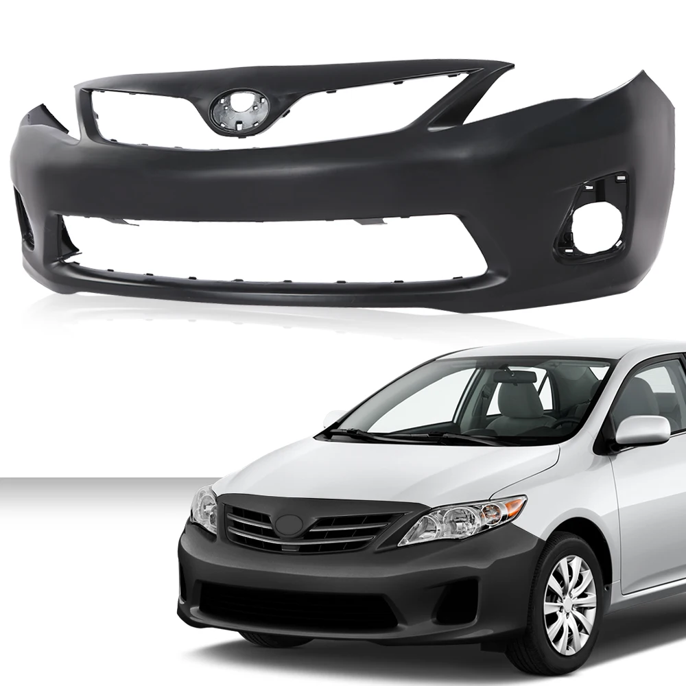 Primed Voorbumper Cover voor Toyota Corolla Base 2011/Toyota Corolla L 2012-2013/Toyota Corolla (Ce, Le) 2011 2012 2013