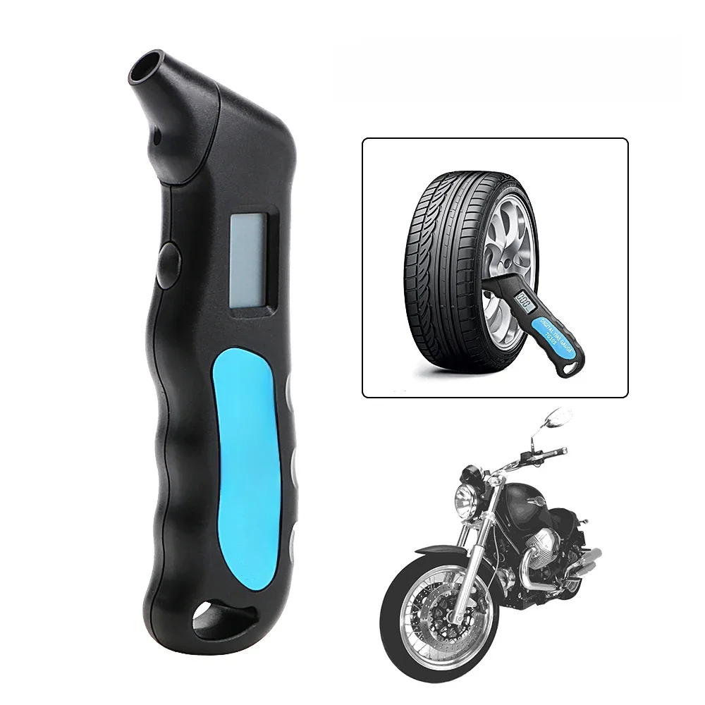 AliExpress 0-100Psi / 0-7Bar Tyre Pressure Meter Motorcycle Tire Test Gauge Tester TPMS Digital Manometer Bike
