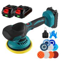 21V Cordless Car Polisher Wireless Car Polishing Machine 6 Gears Adjustment Electric Polish Power Tools For Makita Battery