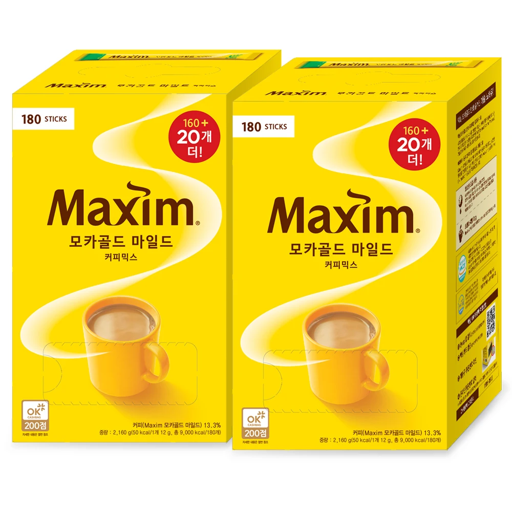 Mezcla de café Maxim Moka Gold 180T x 2 Total 360T