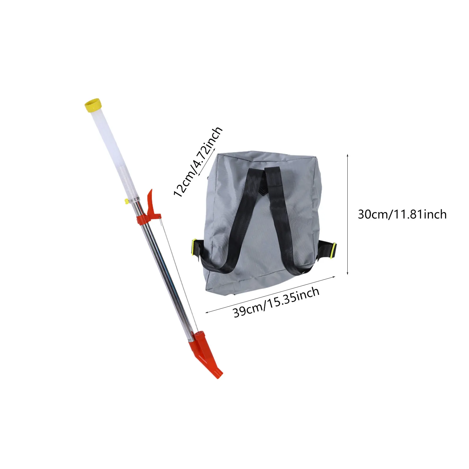 Fertilizer Spreader Durable Handheld Large Capacity Multifunctional Agricultural Manure Applicator for Corn Lawn Garden Turf