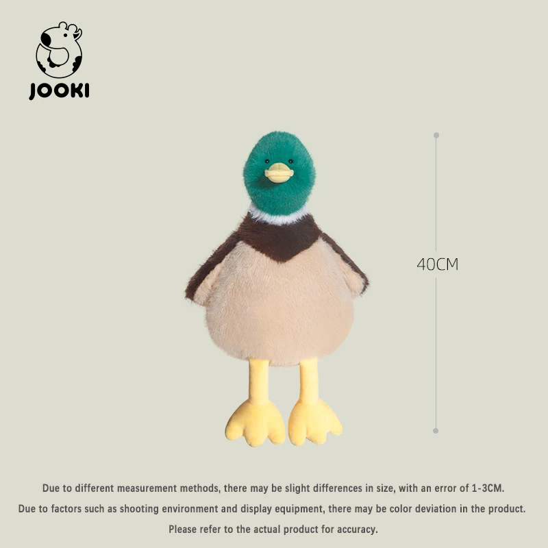 Bonito pato mallard animal de pelúcia brinquedo mole macio recheado pato verde plushie travesseiro boneca brinquedos presente para crianças