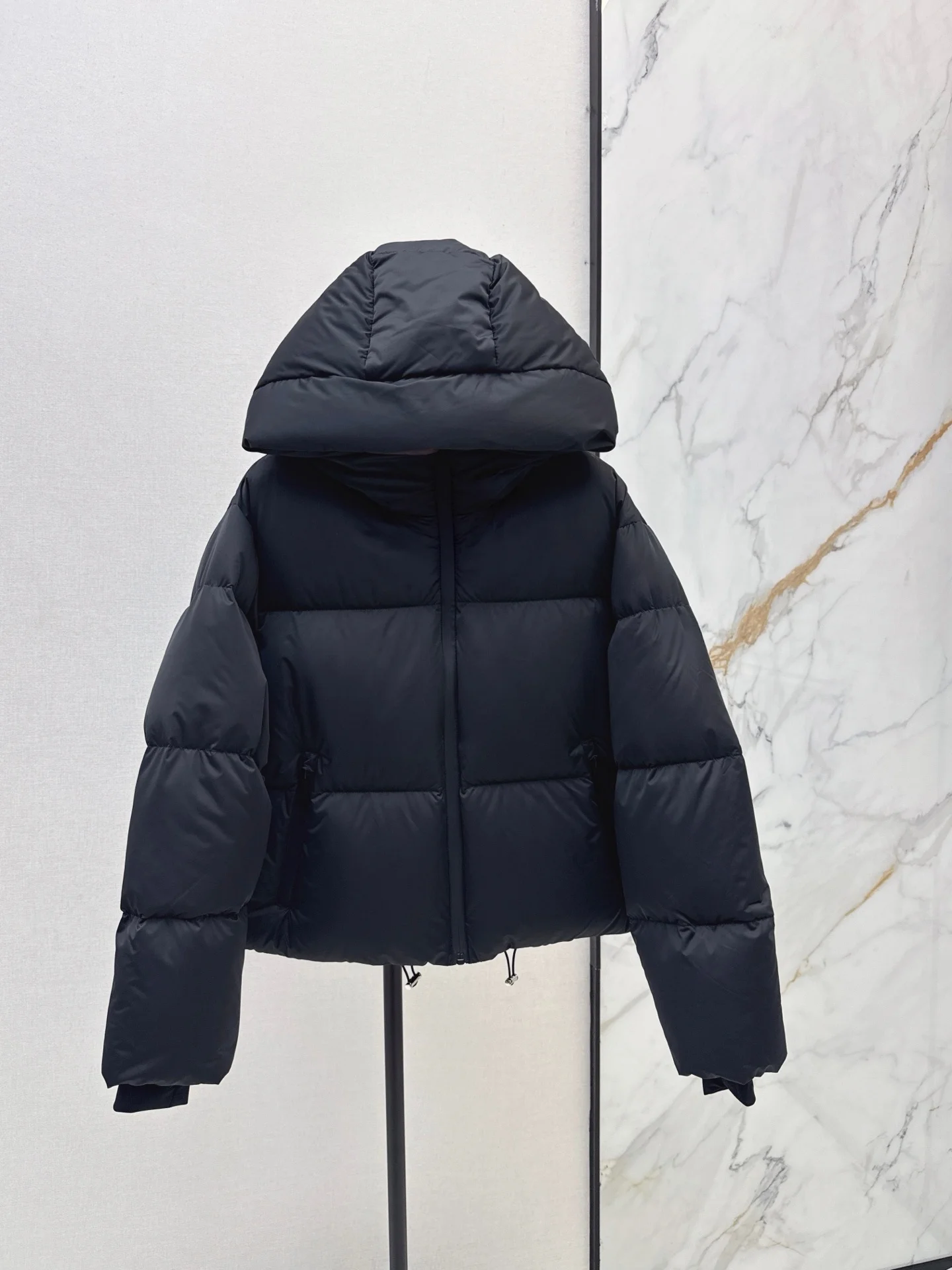 2026 Women Winter Hooded Padded Coat Short Loose Drawstring Warm Jacket  ZX5727