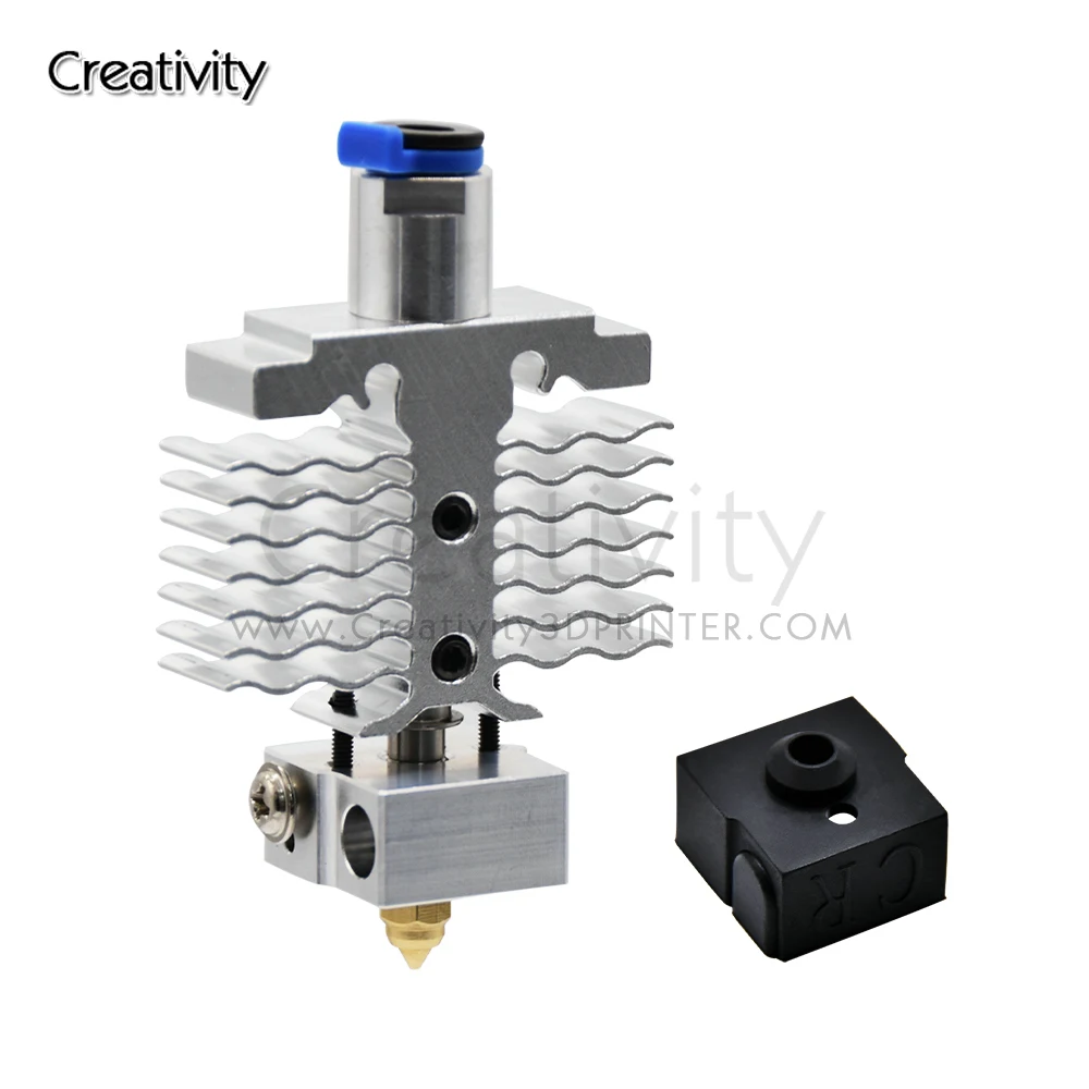 Ender 3 V2 Neo Hotend Assembled Extruder PTFE Tubing With Silicone Sock Nozzle for Ender 3 V2 Neo/Ender 3 Max Neo/Ender 3 Neo