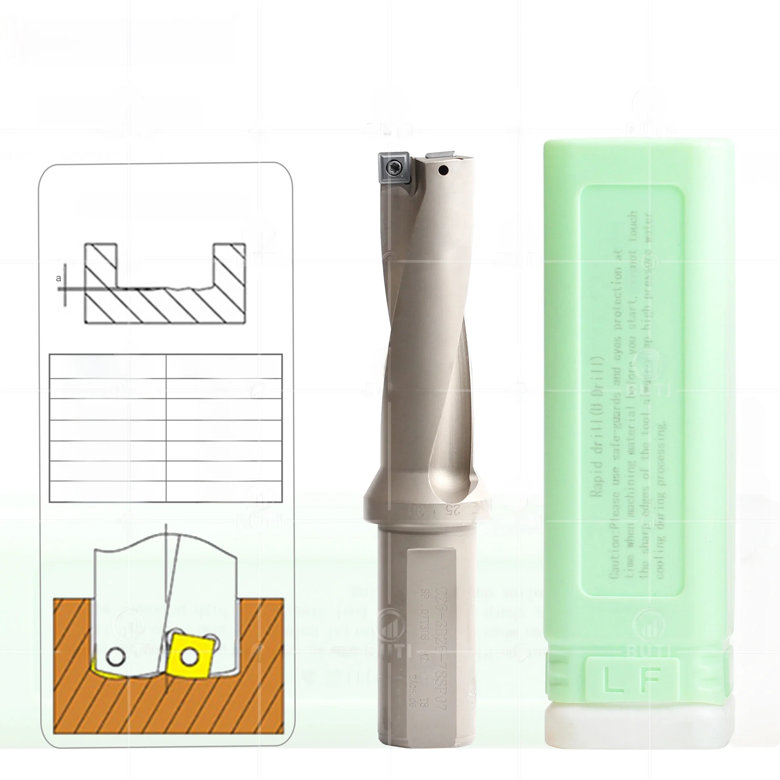 DESKAR 100% oryginalne wiertła serii SP Wiertła do metalu Wiertła strumieniowe 13mm-50mm Głębokość 2D Wiertła indeksowane U Maszyny — zdjęcie 2