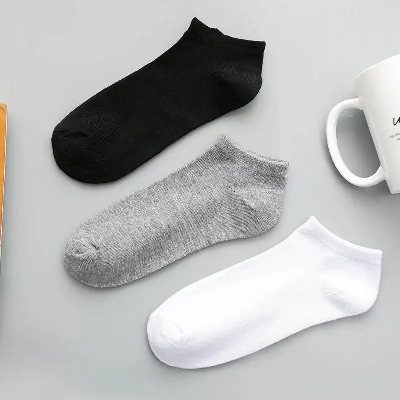 

45 Pairs of Unisex Low Cut Socks, Sweat Proof, Odor Proof, Breathable, Simple and Casual Sports Socks, Suitable for Daily Wear