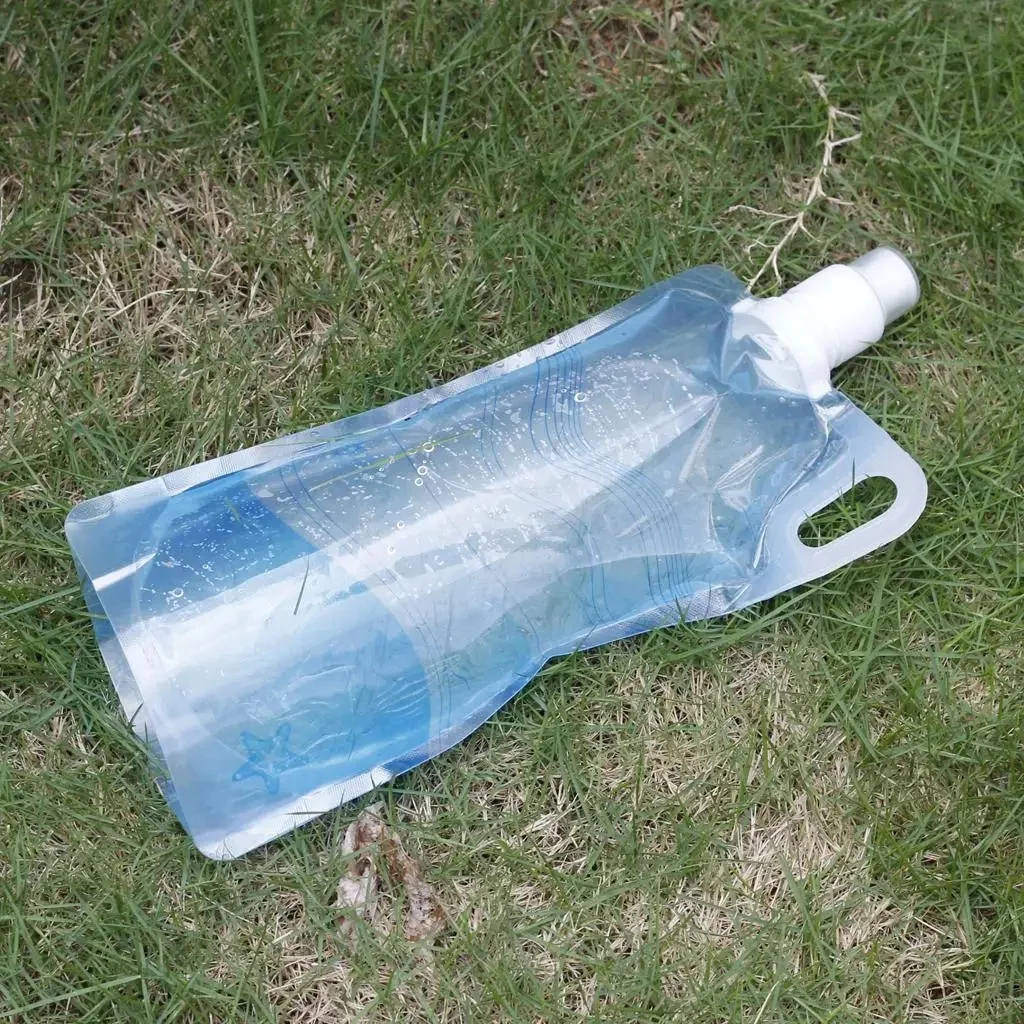 AliExpress SONONIA 1L Foldable Portable Plastic Light Drinking Water Bottle Bag Pouch Bladder Sport