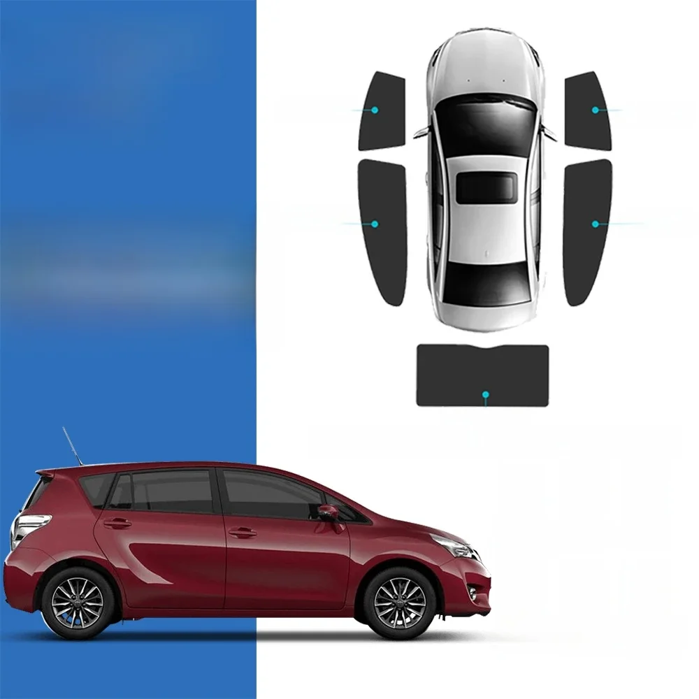 Voor Toyota Verso AR20 2009-2018 Magnetische Auto Zonnescherm Schild Voorruit Gordijn Achterzijde Baby Window Zonnescherm vizier - afbeelding 2