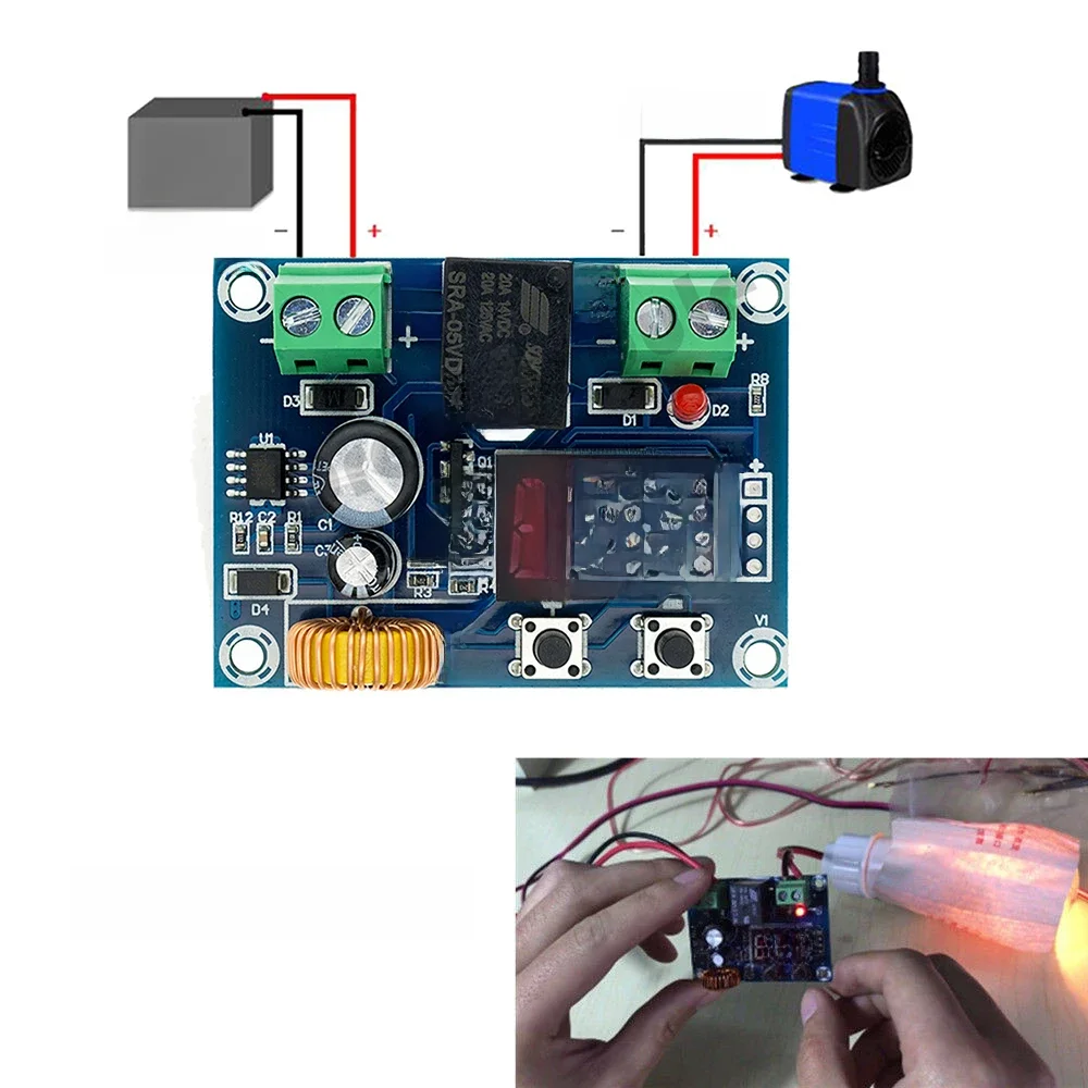 XH-M609 interrupteur de déconnexion basse tension coupure 12V 24V 36V affichage LED numérique protection contre les décharges excessives pour batterie au Lithium 12-36V