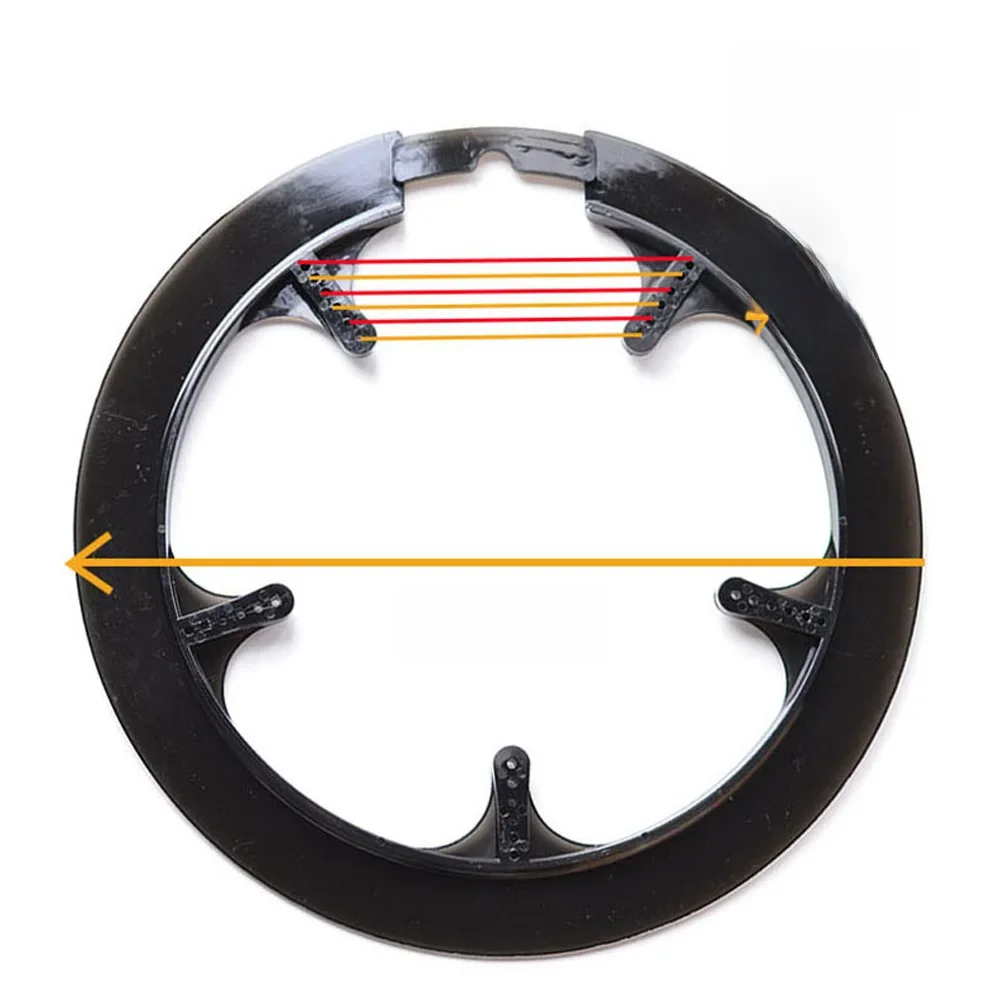 AliExpress GANOPPER 130BCD Folding Kid's Bike Ceankset Protection Guard 52T 54T 56T 58T Chainwheel Bike Crank Cover Protector Bicycle Chain Parts