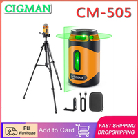 Cigman Cm-505 360 °   Laser Level with Tripod Self Leveling 2000Mah+ Rechargeable Battery 9H Running Time Powerful Magnetic Bas
