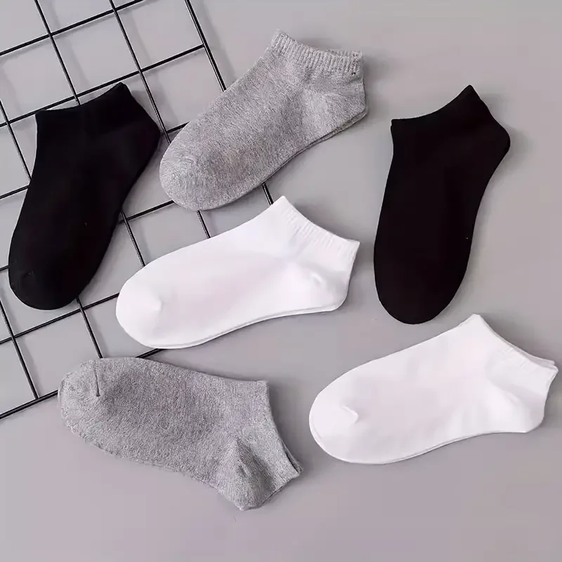 10 pairs Soft and Lightweight Women\'s Ankle Socks - All-Match Low Cut Design for Comfort and Style