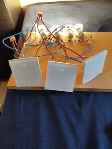 1/2/3Gang Smart Zigbee Switches Function Part Need Neutral Touch Switch Glass Panel EU Wall Socket DIY Parts Free Combination photo review