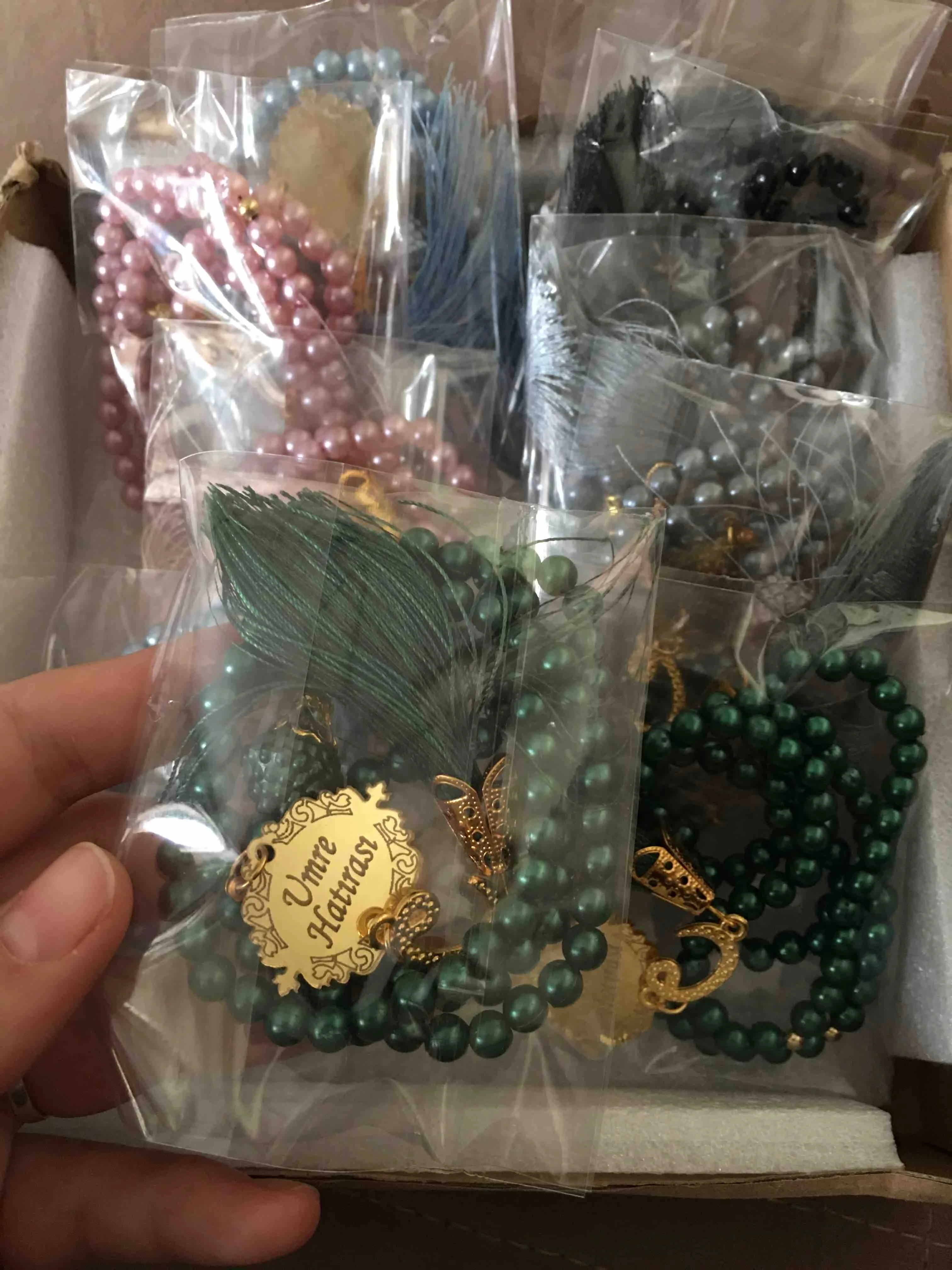 10 Pcs Pearl Rosary Plex Printed With 10 Pcs Pearl Rosary Plex Printed