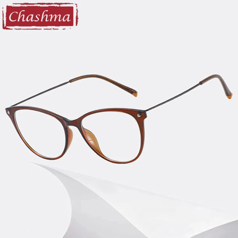 

Очки по рецепту Chashma, женские очки Cate Eye Ultem, оптическая оправа для очков для рецептов, линзы для близорукости, очки для чтения