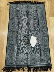 Alfombra de terciopelo para oración para hombre, conjunto de 3 piezas, SQUANK, Rosario y oración