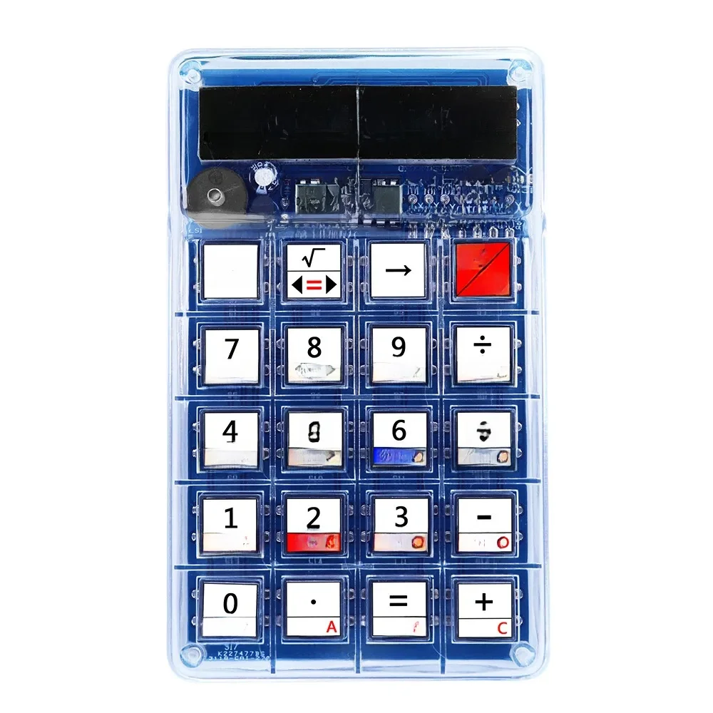 Zestaw elektroniczny DIY: Kalkulatory z cyfrową tubą LED, rezystory z kolorowymi paskami, licznik, MCU 51, zestaw do ćwiczeń lutowania, projekty elektroniczne. — zdjęcie produktu 7