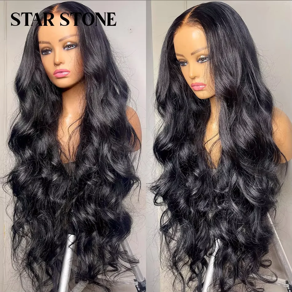 

13X6 Body Wave Lace Frontal Wig Human Hair Wigs Brazilian Remy 30 32 inch Water Wave 4X4 Transparent Lace Closure Wig For Women