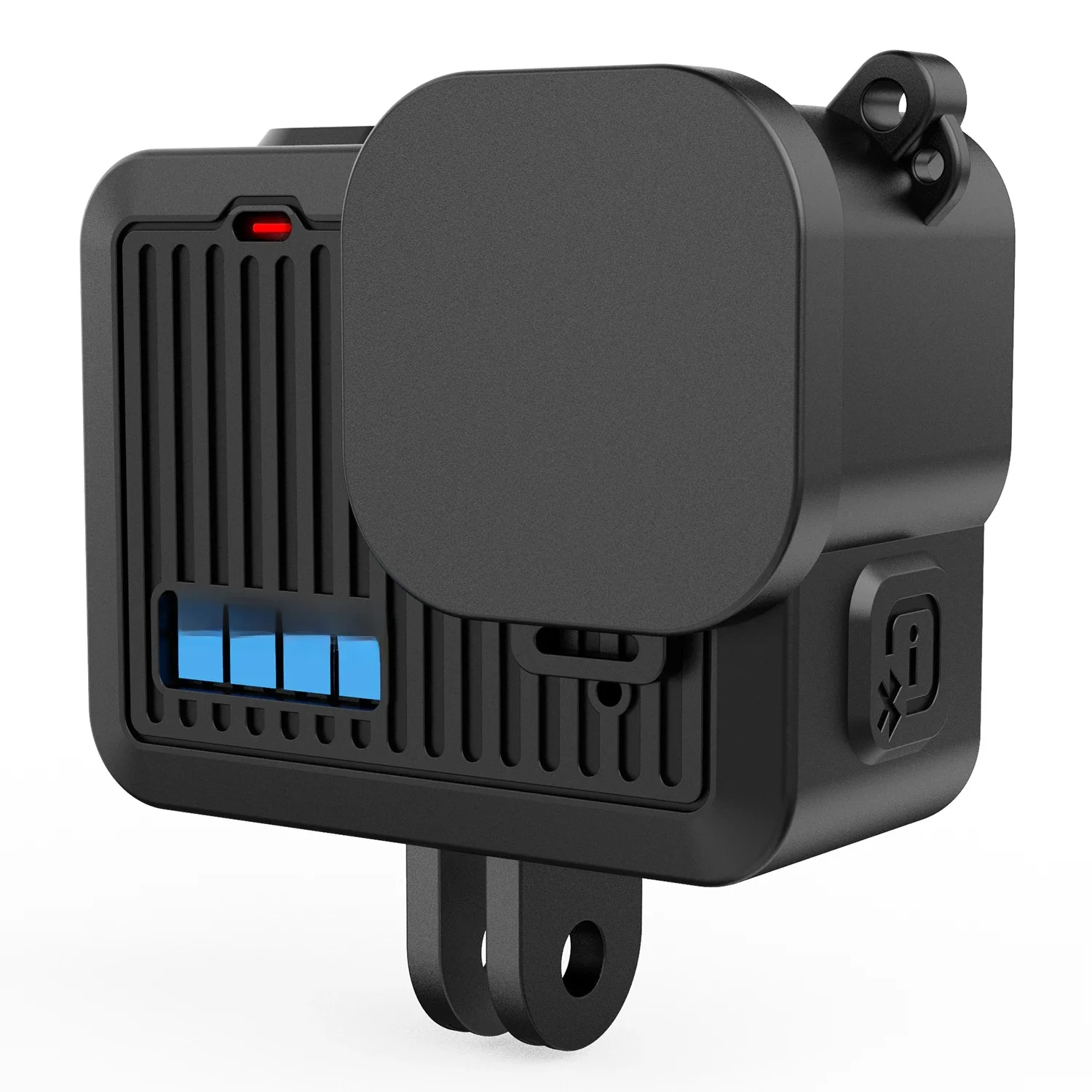 Coque en silicone pour GoPro Hero, protecteur d'écran en verre trempé, Film de protection, couvercle latéral de remplacement, couvercle de capuchon d'objectif