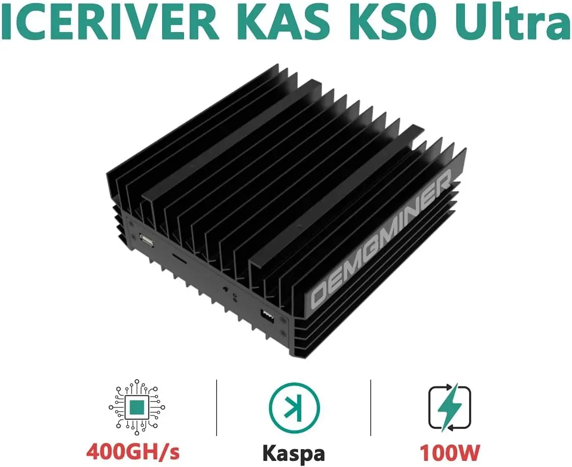 

Продажи с большими скидками IceRiver KS0 Ultra 400Gh 100w Kas Miner Kaspa Mining Crypto Asic Miner Machine