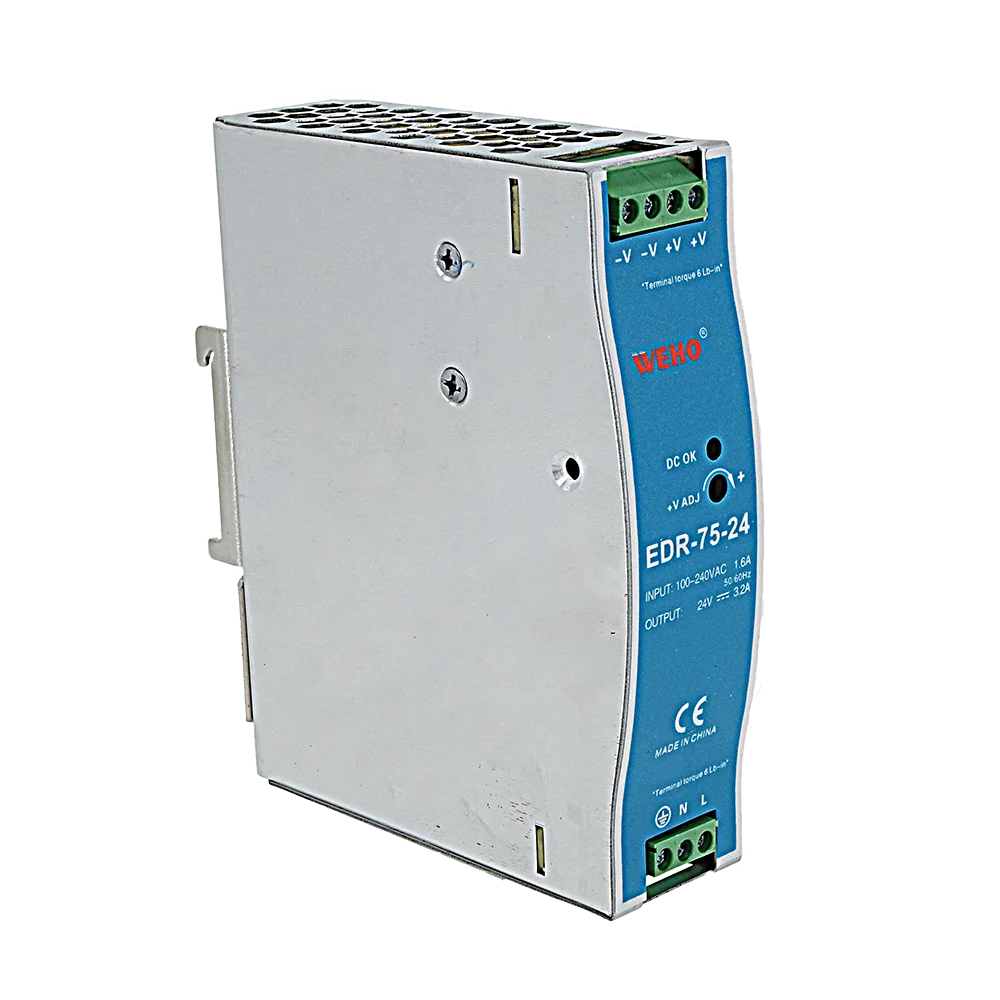 EDR 75W 120W 150W 240W Smps Switching Power Supply AC to DC Single Output AC to DC Industrial Power Supply