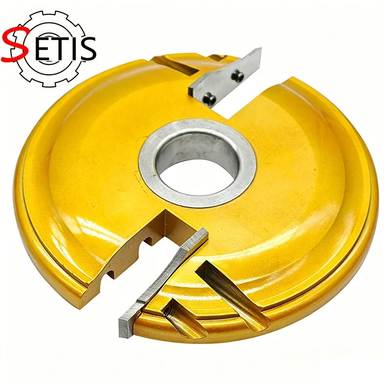 SETIS Woodworking Cabinet Door & Profile Router Bit with Replaceable Blades
