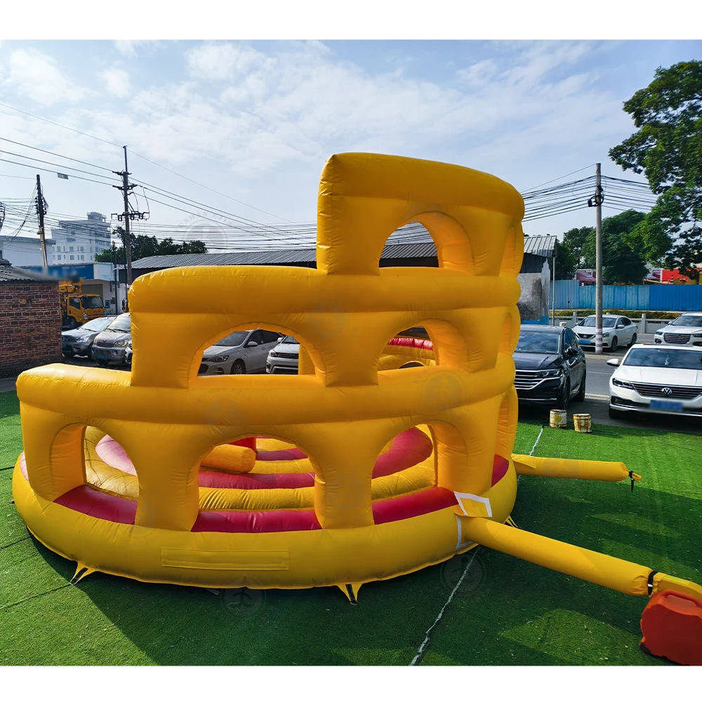 Interactive Inflatable  Balancing Games Colosseum Warrior Carnival Gladiator Game Inflatable Jousting Arena  Activity Event Rent