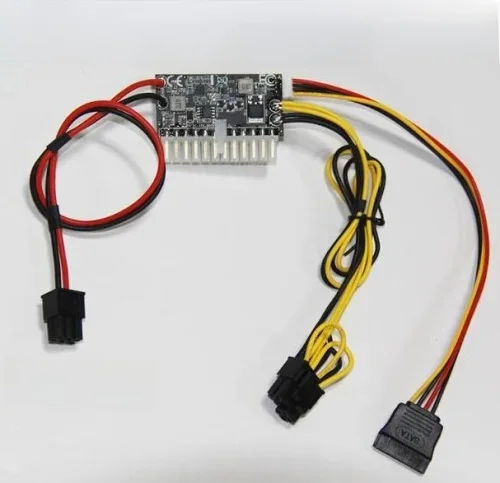 Wejście DC / 6pin 12V wysokiej mocy pico DC-ATX 300W ATX 24Pin mini ITX PSU pico dla komputer stancjonarny serwera sieciowego — zdjęcie produktu 6